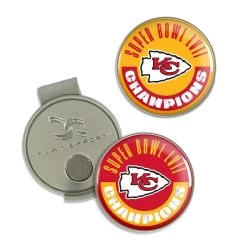 Team Effort Hat Clip & Ball Markers 7 Team Effort Hat Clip & Ball Markers -Golf World Shop KCChiefsSBHatClip