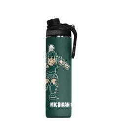 Orca NCAA Mascot 22 Ounce Hydra Hot Cold Bottle -Golf World Shop MichiganState H22MSMCS Hydra22 Mascot Green Solo 800x a176318c b7ca 4c53 95a0 b71ec376c717