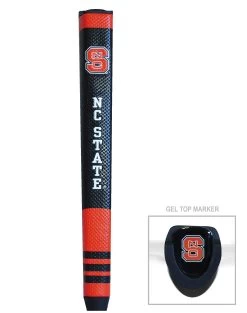 Team Golf NCAA Collegiate Putter Grips With Magnetic Ball Marker -Golf World Shop NCState PutterGrip 44401 139