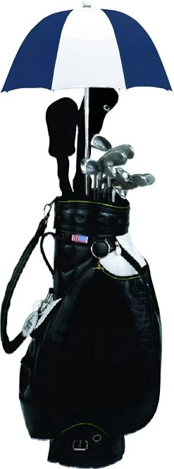 Rain Caddy Golf Bag Umbrella -Golf World Shop NavyWhite0