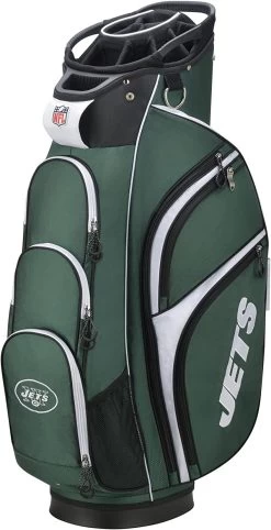 WIlson NFL Licensed Xtra Golf Cart Bags (Previous Model) -Golf World Shop NewYorkJetsCartBag