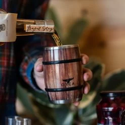 Orca 12oz Oak Wood Grain Barrel -Golf World Shop OakWoodGrainBarrel 4