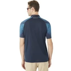 Oakley Golf Mens Aero Motion Short Sleeve Polo -Golf World Shop Oakley Aero Sleeve Polo Fathom 1