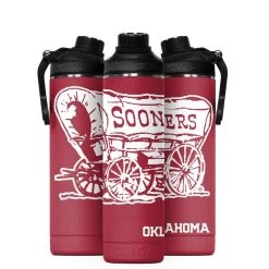 Orca NCAA Mascot 22 Ounce Hydra Hot Cold Bottle -Golf World Shop Oklahoma H22MSUOK Hydra22 Mascot Crimson Trio 800x f10a5bf9 908b 41e4 ba03 9e0b7258e897