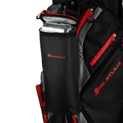 Orlimar Golf CRX Cart Bag With Removable Cooler -Golf World Shop Orlimar CRX Cooler Bag Black Red 7