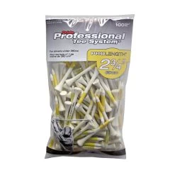 Pride Professional Tee System ProLength Golf Tees 27 Pride Professional Tee System ProLength Golf Tees -Golf World Shop PTS ProLength Yellow 100
