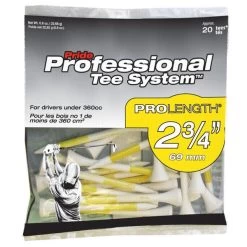 Pride Professional Tee System ProLength Golf Tees 25 Pride Professional Tee System ProLength Golf Tees -Golf World Shop PTS ProLength Yellow 20