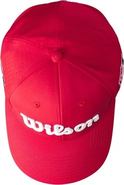 Wilson Performance Mesh Hat -Golf World Shop PerformanceMesh 2023 Red 3