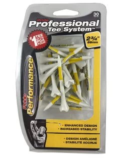 Pride Performance Plastic PTS Golf Tees -Golf World Shop Pride Performance PTS 234 White 30ct 87888