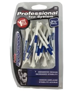 Pride Performance Plastic PTS Golf Tees -Golf World Shop Pride Performance PTS 314 White 30ct 87889
