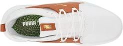 Puma Ignite Fasten8 Crafted Laced Golf Shoes -Golf World Shop PumaFasten8Crafted WhiteLeatherBrown4