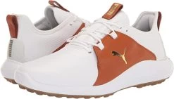 Puma Ignite Fasten8 Crafted Laced Golf Shoes -Golf World Shop PumaFasten8Crafted WhiteLeatherBrown6
