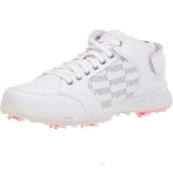 Cobra Puma ProAdapt Mid Golf Shoes -Golf World Shop PumaProadaptDeltaMid White0