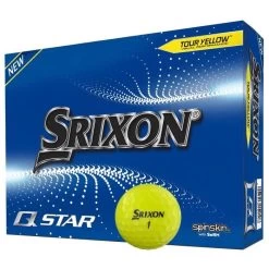 Srixon Q-Star Golf Balls -Golf World Shop Q StarYellow0