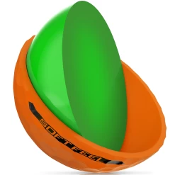 Srixon Soft Feel Brite Matte Color Golf Balls -Golf World Shop SOFTFEEL13 BRITEORANGE FLIPPEDCORE Reflection