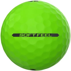 Srixon Soft Feel Brite Matte Color Golf Balls -Golf World Shop SOFTFEEL13BRITEGREEN SIDEMARK