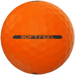 Srixon Soft Feel Brite Matte Color Golf Balls -Golf World Shop SOFTFEEL13BRITEORANGE SIDEMARK
