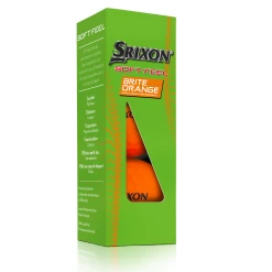 Srixon Soft Feel Brite Matte Color Golf Balls -Golf World Shop SOFTFEELBriteOrange13 Sleeve FLIP reflection