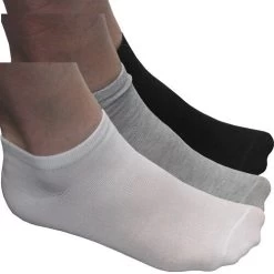 Slazenger Men's Performance Low Cut Socks 10 Pack 9 Slazenger Men's Performance Low Cut Socks 10 Pack -Golf World Shop SlazengerLowCutSocks WhiteBlackGray0