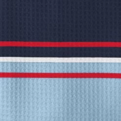 Sun Mountain Sonnenalp Mid-Stripe Golf Towel -Golf World Shop Sonnenalp TOWELFROSTNAVYREDcopy