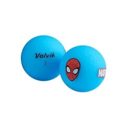 Volvik Marvel Character Golf Ball 4 Pack -Golf World Shop Spider Man Ball