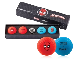 Volvik Marvel Limited Edition Marvel Golf Ball Gift Packs -Golf World Shop Spider Man Box