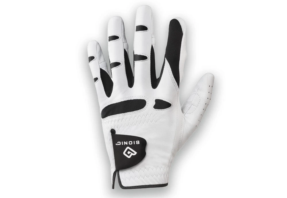 Bionic Men's StableGrip With Natural Fit White Golf Glove 2 Bionic Men's StableGrip With Natural Fit White Golf Glove - Image 2