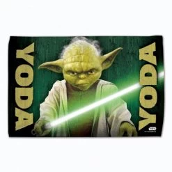 Star Wars Fan Towels 16" X 25" -Golf World Shop Star Wars Fan towel 16x25 Yoda