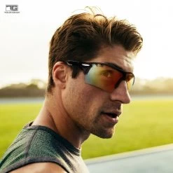 Tour Gear Gloss Black Interchangeable Sunglasses (with 5 Lense) -Golf World Shop SunlgassesInterchangableLens 5