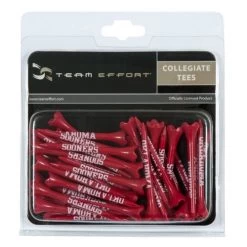WinCraft Team Effort Collegiate Golf Tees 40 Pack 14 WinCraft Team Effort Collegiate Golf Tees 40 Pack -Golf World Shop Tees Oklahoma