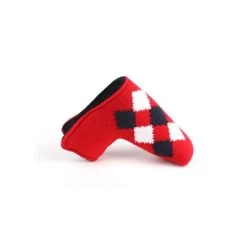 Volf Golf Classic Knit Putter Cover - Red -Golf World Shop VolfGolfHeadcovers RedKnitPutter2