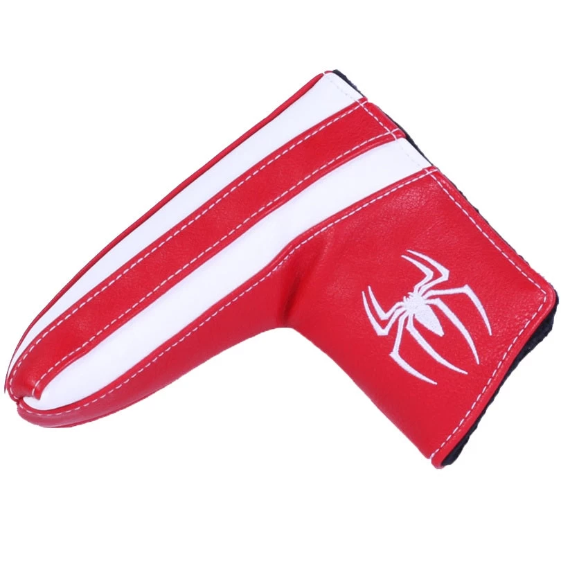 Volf Golf Red Synthetic Leather Spider Putter Cover 1 Volf Golf Red Synthetic Leather Spider Putter Cover