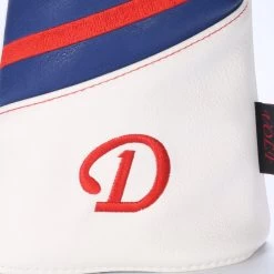 Volf Golf Red White Blue Leather Spider Headcovers -Golf World Shop VolfGolfHeadcovers SpiderDriver1