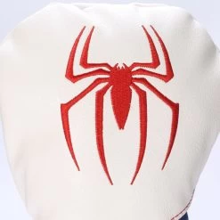 Volf Golf Red White Blue Leather Spider Headcovers -Golf World Shop VolfGolfHeadcovers SpiderWoodsSets1