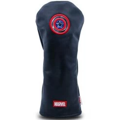 Volvik Marvel Leather Driver Headcovers -Golf World Shop Volvik MarvelCaptAmericaLeatherHeadcover0