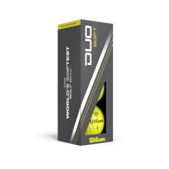 Wilson Staff Duo Soft 2.5 Golf Balls -Golf World Shop WG2006102 6 Duo Soft Yellow Ball 3Ball Sleeve