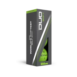 Wilson Staff Duo Soft 2.5 Golf Balls -Golf World Shop WG2006103 6 Duo Soft Green Ball 3Ball Sleeve