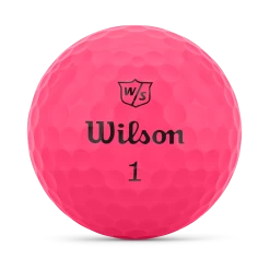 Wilson Staff Duo Soft 2.5 Golf Balls -Golf World Shop WG2006105 3 Duo Soft BallStamp Pink