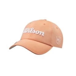 Wilson Staff Ladies Pro Tour Golf Hat -Golf World Shop WGH70001P 0 WS PRO TOUR HAT Peach WH.png.cq5dam.web .1200.1200
