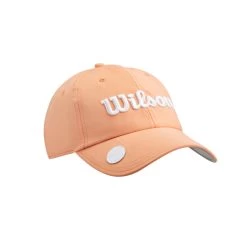 Wilson Staff Ladies Pro Tour Golf Hat -Golf World Shop WGH70001P 4 WS PRO TOUR HAT Peach WH.png.cq5dam.web .1200.1200