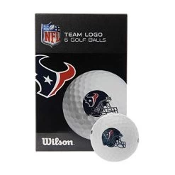 Wilson NFL Team Branded Golf Balls -Golf World Shop WGWP166L TEX 1
