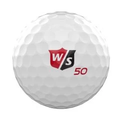 Wilson Staff 50 Elite Golf Balls -Golf World Shop WGWP17900 2019 50 Elite White BallStamp
