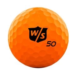 Wilson Staff 50 Elite Golf Balls -Golf World Shop WGWP17920 2019 50 Elite Orange BallStamp