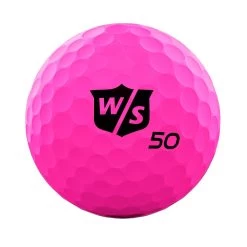 Wilson Staff 50 Elite Golf Balls -Golf World Shop WGWP17930 2019 50 Elite Pink BallStamp