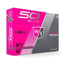 Wilson Staff 50 Elite Golf Balls -Golf World Shop WGWP17930 2019 50 Elite Pink Right Hero
