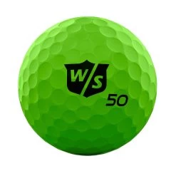 Wilson Staff 50 Elite Golf Balls -Golf World Shop WGWP17940 2019 50 Elite Green BallStamp