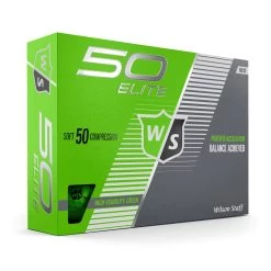 Wilson Staff 50 Elite Golf Balls -Golf World Shop WGWP17940 2019 50 Elite Green Right Hero