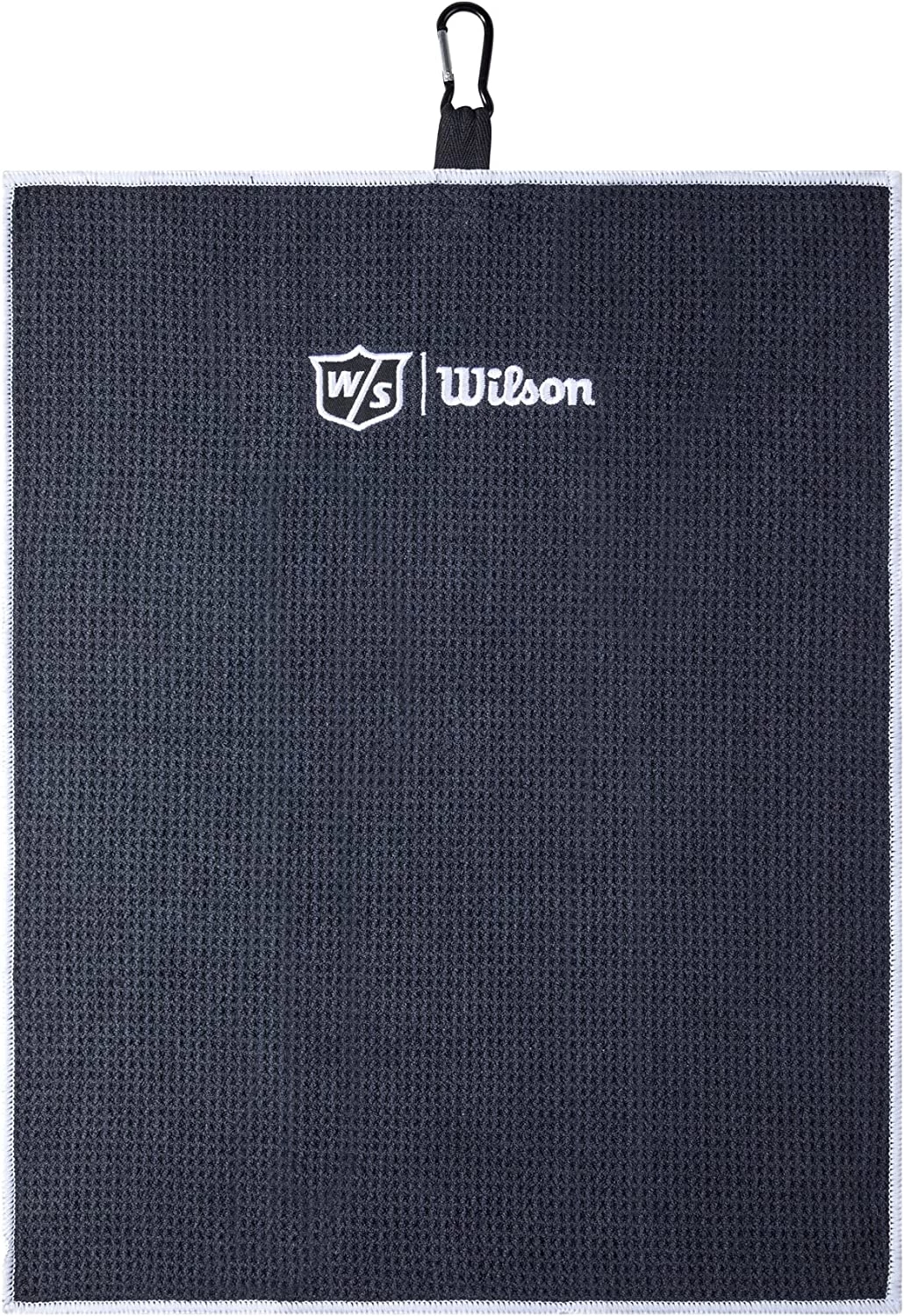 Wilson Staff Microfiber Trifold Golf Towel 16" X 21" Black 4 Wilson Staff Microfiber Trifold Golf Towel 16" X 21" Black - Image 4