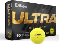 Wilson Ultra Golf Balls - 15 Pack 9 Wilson Ultra Golf Balls - 15 Pack -Golf World Shop WilsonUltra 2023 Distance Yellow 0