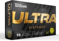 Wilson Ultra Golf Balls - 15 Pack 11 Wilson Ultra Golf Balls - 15 Pack -Golf World Shop WilsonUltra 2023 Distance Yellow 2